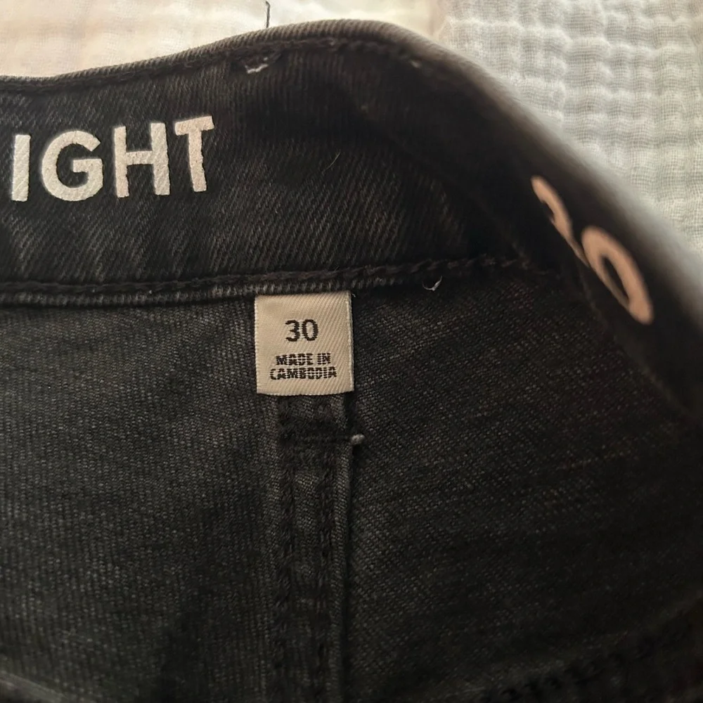J CREW Re-Imagined Washed Black Classic Straight Leg Jeans Denim 30 10 - Picture 7 of 9